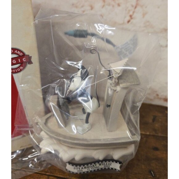 Hallmark Keepsake Ornament Motion Steamboat Willie Mickey Mouse 2003 Musical - Picture 2 of 5